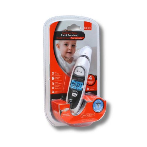 MOBI DualScan Prime Digital Thermometer Ear and Forehead Fast, Accurate, Baby and Adult Thermometer