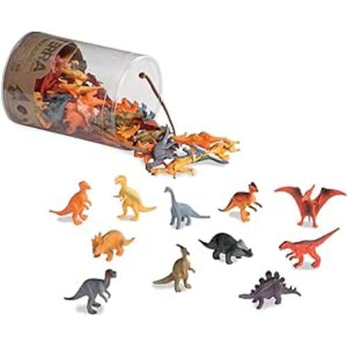 Terra by Battat – Dinosaurs 60 pcs– Assorted Miniature Dinosaur Toy Figures