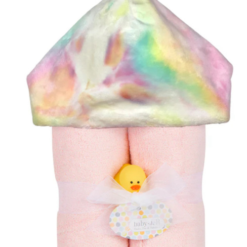 Pastel Rainbow Tie Dye Hooded Towel | Denny's