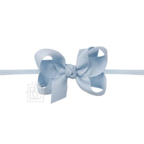 1/4" Pantyhose Headband with Grosgrain Bow - Beyond Creation
