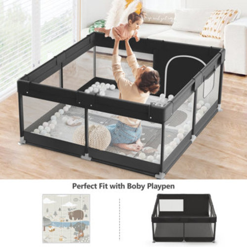 Uanlauo Baby Playpen, Playpen for Babies & Toddlers, 47 x 47" Small Baby Play Pen | Wayfair