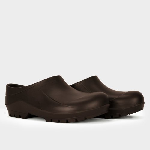 Italian Garden Clogs in Brown