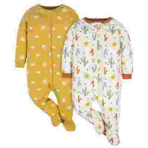 Gerber Baby Boy Sleep 'N Plays, 2 Pack, Preemie - 6-9 Months