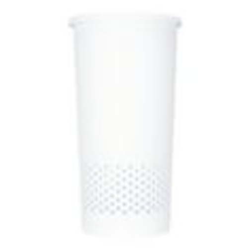 Mainstays White Round Lidded Hamper, All Ages