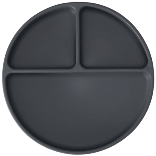 Silicone Suction Plate (Dark Grey)