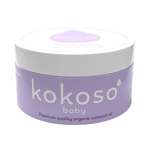 Baby Organic Coconut Oil – Moisturising 100% Natural Baby Oil for Baby Massage, Dry, Sensitive and Normal Baby Skin – 168g