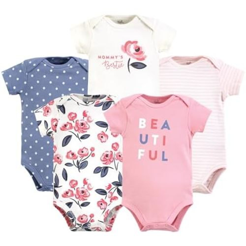 Touched by Nature Unisex Baby Organic Cotton Bodysuits