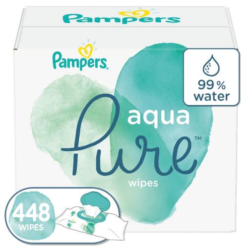 Pampers Aqua Pure Sensitive Baby Wipes (Select Count)