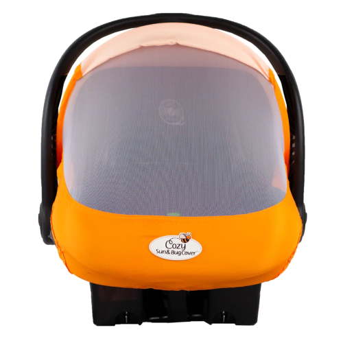 Cozy Cover Orange Mango Sun & Bug Car Seat Cover