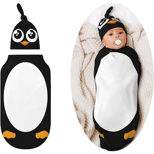 South Polar Bird Swaddle Blankets Newborn Receiving Blanket Baby Swaddle Wrap Soft Sleeping Sack for Baby Girls Boys