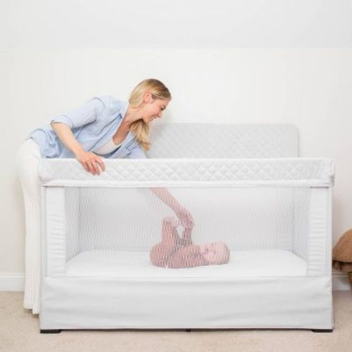 Baby Delight Lunaire Crib - Charcoal Tweed