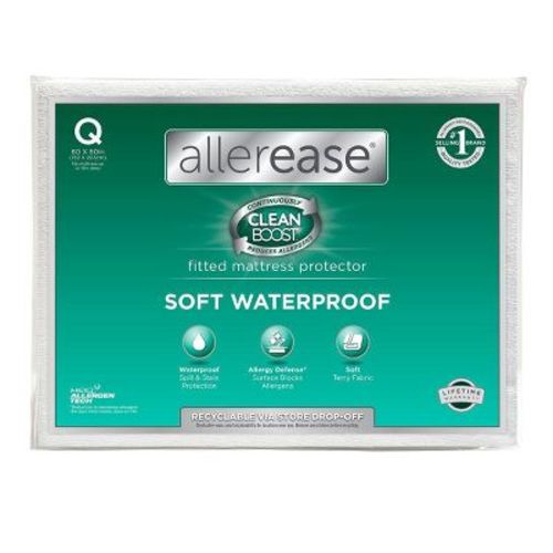 Allerease Twin Perfect Protection Soft Waterproof Machine Washable Fitted Mattress Protector: Hypoallergenic, OEKO-TEX Certified