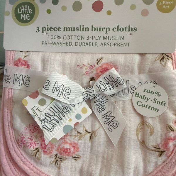 little me 3 pack muslin burp cloths - Google Search