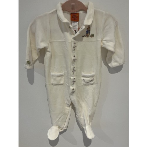 Vintage Peter Rabbit Baby Boys Girls Sleepsuit Sz 12 msc *I2
