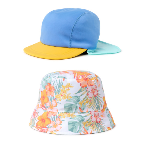 Wonder Nation Toddler Boy Swim Hats, 2-Pack