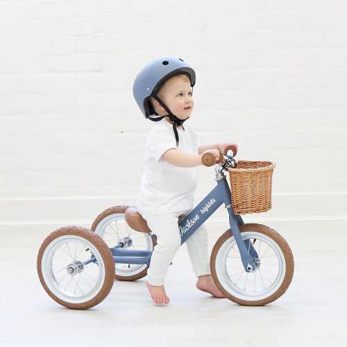 2 in 1 Steel Trike/Balance Bike (incl. wicker basket)