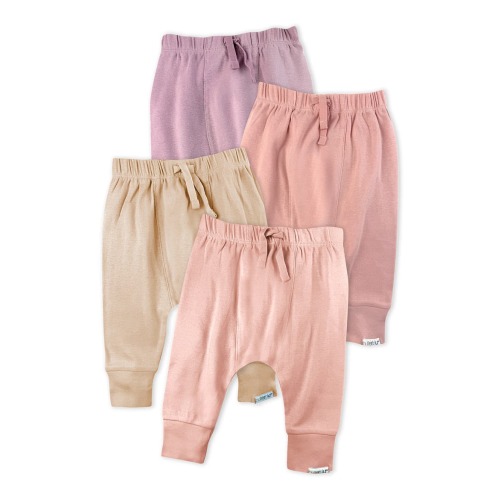 Kids' 4-Pack Assorted Joggers, 0-3M