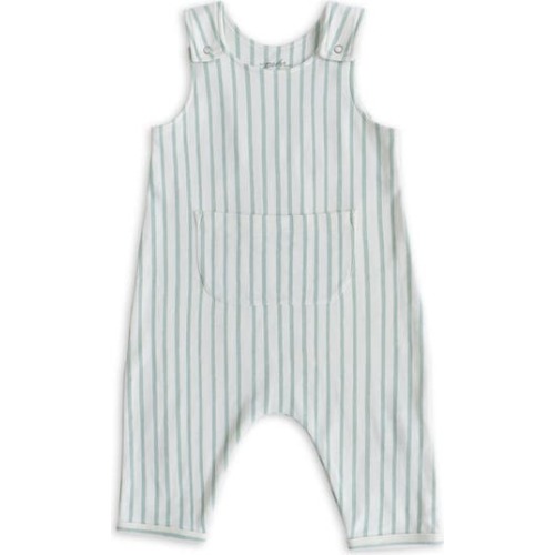 Stripe Organic Cotton Overall, 6-12M