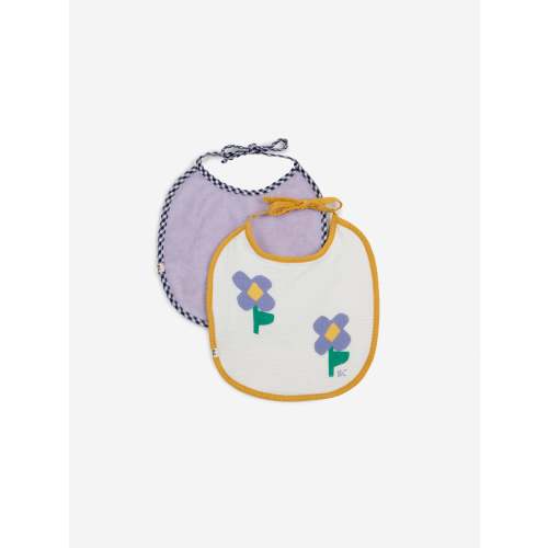 Bobo Choses Pansy Flower Bib Set - Lavender