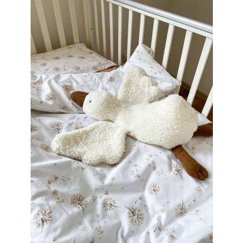 Cuddly animals goose large white, Canada Goose Soft Toy, Duck Plush, Duck Soft Toy, Goose Plush, Baby Shower Gift