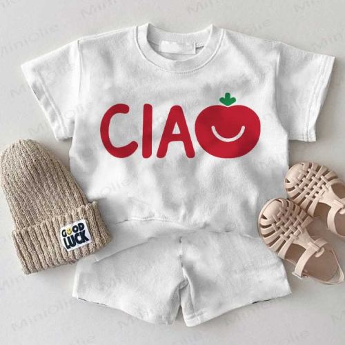 CIAO Baby Tomato 2-piece White Set