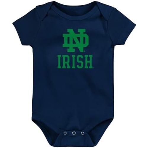 Outerstuff NCAA Officially Licensed Newborn & Infants 0-24 Months Primary Logo Creeper Bodysuit Romper