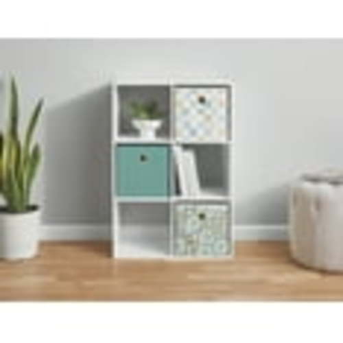 Mainstays 6 Cube Storage Organizer, White