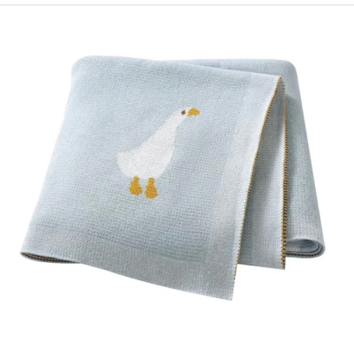 Goose Knitted Blanket
