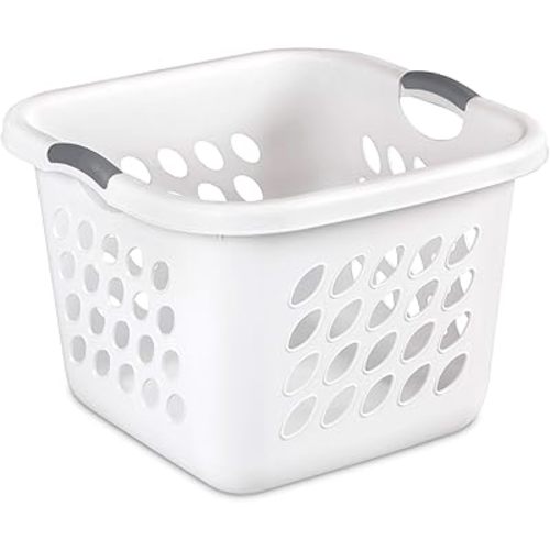 Sterilite 12178006 Laundry Basket, 19", White (Pack of 1)