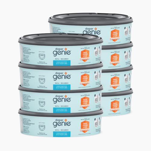 Diaper Genie Round Refill Bags (8-Pack) - Blue, Unscented