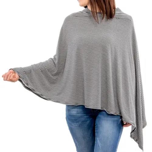 WeeSprout Nursing Cover for Breastfeeding, Feeding Cover for Breastfeeding, Soft & Breathable Nursing Poncho, Neck Insert for Hands-Free View, Machine Washable & Dryer Safe Nursing Cover Up
