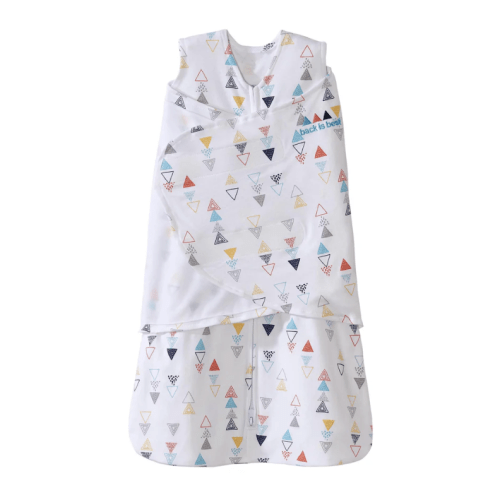 Multi Color Triangle Cotton Swaddle - SMALL| HALO