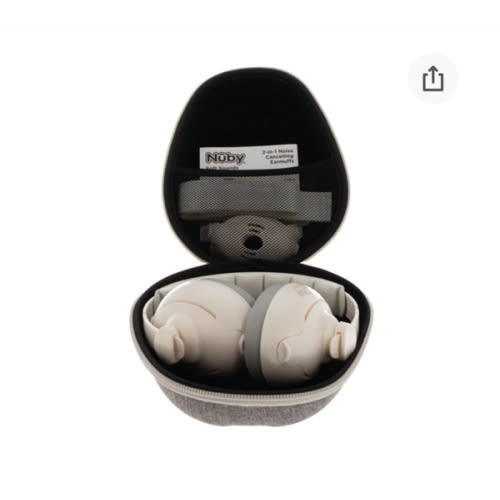 Soft Sounds 2-in-1 Noise Cancelling Earmuffs | White