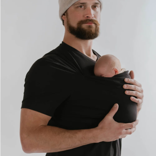 Lalabu Dad Shirt | Original Babywearing T-Shirt with Kangaroo Pouch | Baby Wrap Carrier for Newborns & Infants | Baby Wrap Carrier for Newborns | Essential for new Dads