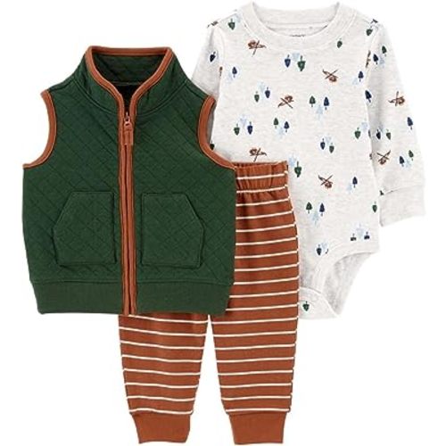 Carter's Baby Boys 3 Piece Little Jacket Set (Polar Bear)