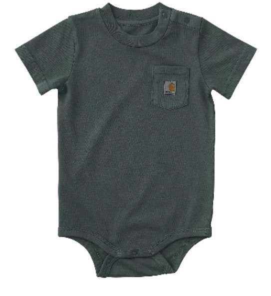 Boys' Short Sleeve Pocket Bodysuit (Baby)
