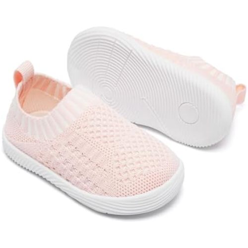 MORENDL Baby Shoes Toddler Walking Sock Shoes Non-Slip Breathable Boys & Girls Sneakers Infant Tennis Shoes
