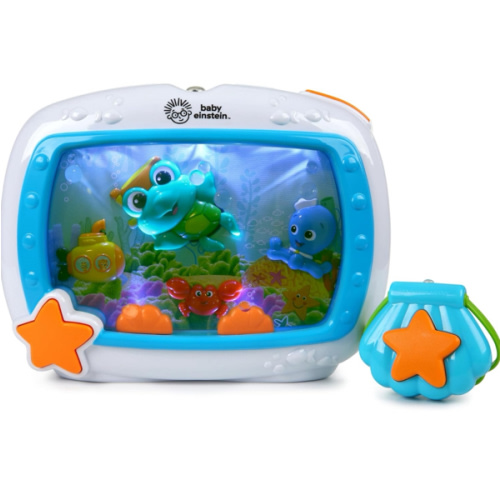 Baby Einstein Sea Dreams Soother Musical Crib Toy and Sound Machine, Newborn and up