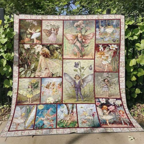 Flower Fairies Quilt OOCPY HAIBA - Playmate- Twin Sized