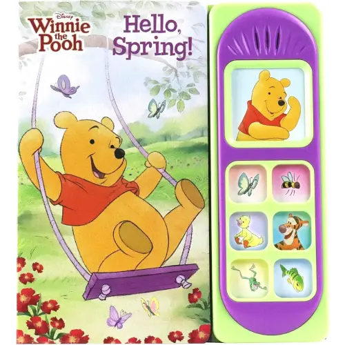 Disney Winnie the Pooh - Hello, Spring! 7-Button Sound Book - PI Kids