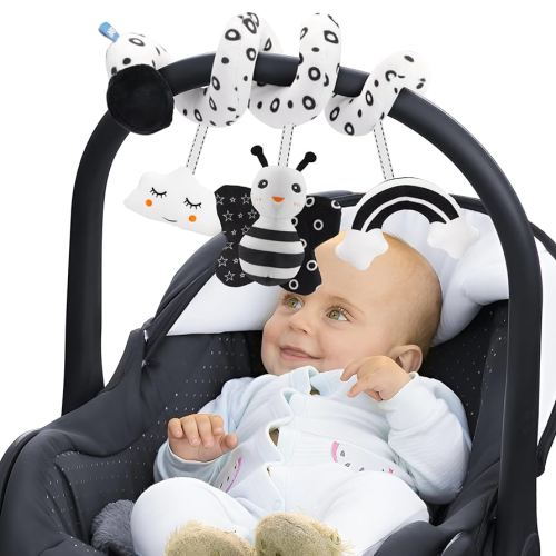 Spiral car seat toy