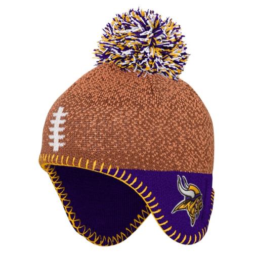 Minnesota Vikings Infant NFL Infant Football Head Knit - Brown