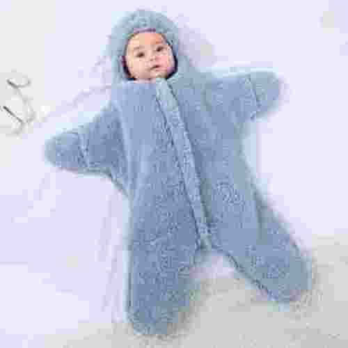 GPAECEAD Baby Starfish Onesie - Baby Wearable Starfish Baby Onesie Newborn Fleece Cashmere Cotton Wrap Infant Swaddle Blanket Stroller