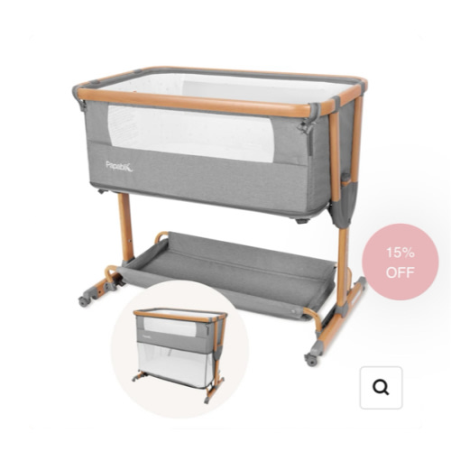 4-in-1 Baby Bassinet with Playard Extension