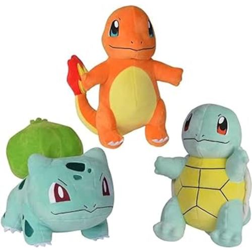 Pokémon Starter 8 inches 3 Pack Soft Stuffed Animals