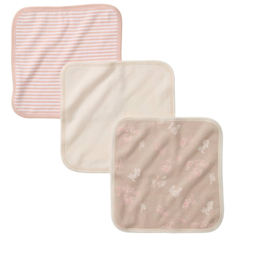 Burt's Bees Baby Infant Washcloths, 100% Organic Cotton, Soft and Super Absorbent Knit Terry & Woven Terry Wash Cloth