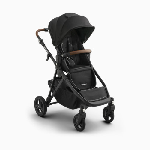 Single-to-Double Stroller 3.0 - Black With Penny Leather