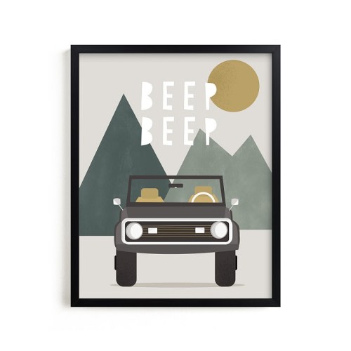 Minted® Beep Beep Wall Art by Christie Garcia