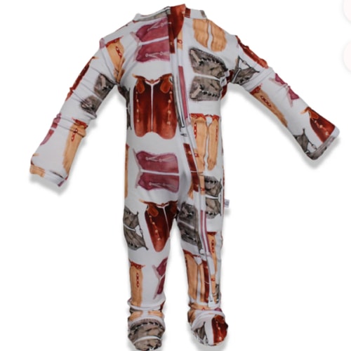Chaps Footie One Piece
