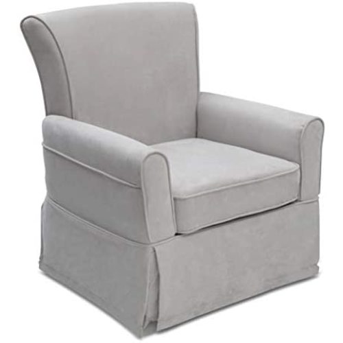 Delta Children Benbridge Glider Swivel Rocker Chair, Dove Grey